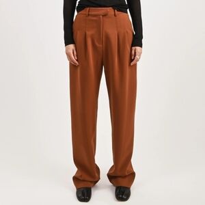 Nomia Pleated Trouser Pant 4 Clay